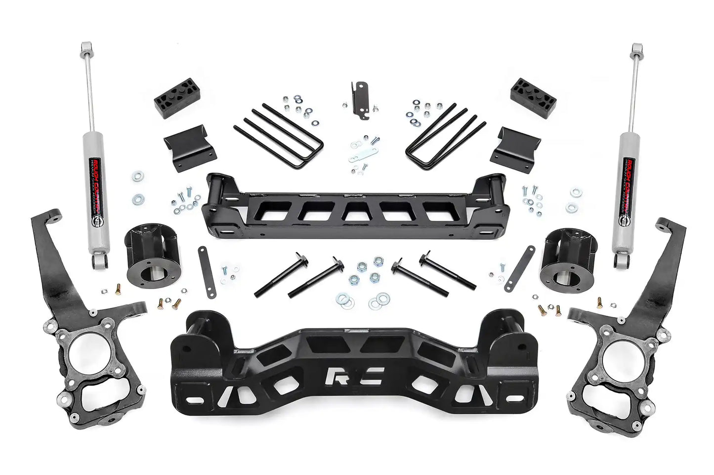 Rough Country 4 Inch Lift Kit Ford F-150 2WD (2011-2014)/With Installation Package