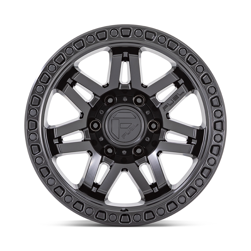 Fuel 1PC D810 SYNDICATE 17X9 1 5X127 BLACKOUT
