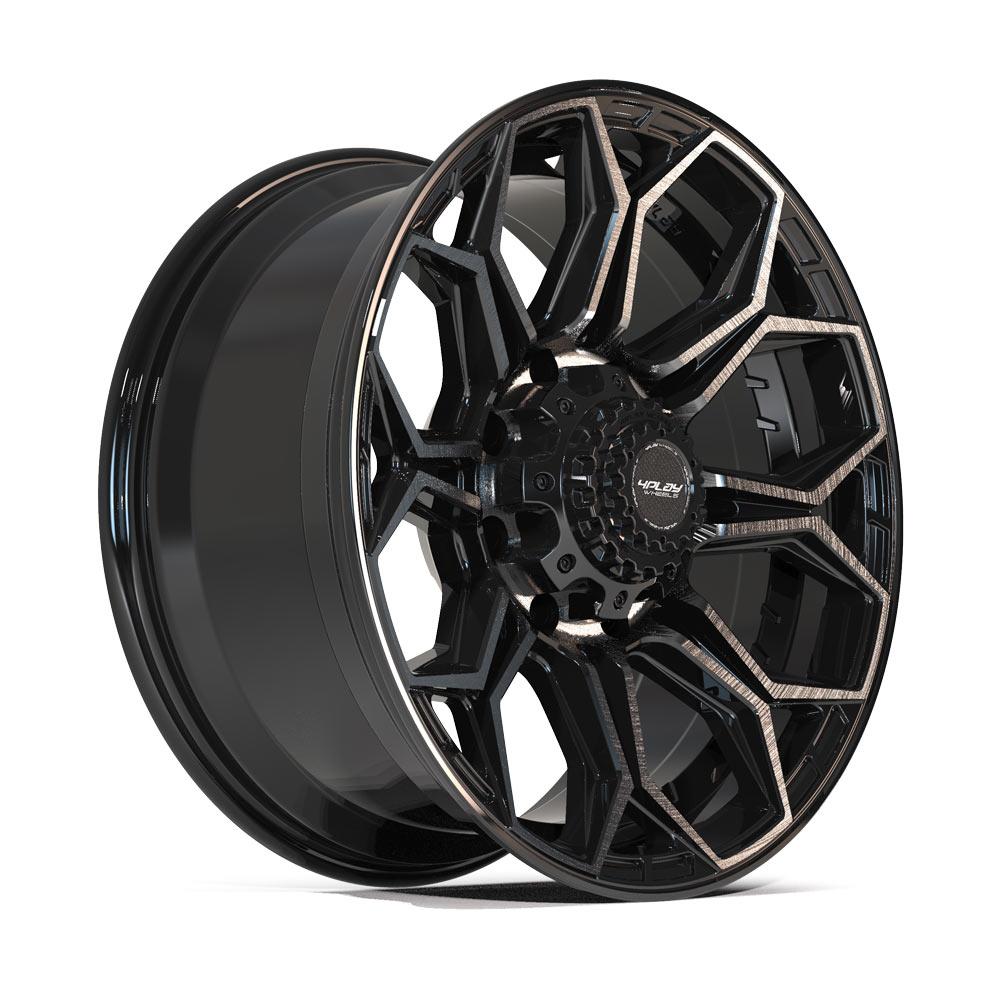 4PLAY Gen3 4P83 20x9 8x170mm +0et in Brushed Black