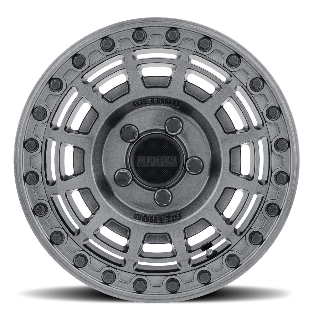 Method 415 15x7 5x114.3 (5x4.5) 38mm UTV Beadlock Gloss Graphite - Gloss Graphite Ring MR415570121252B