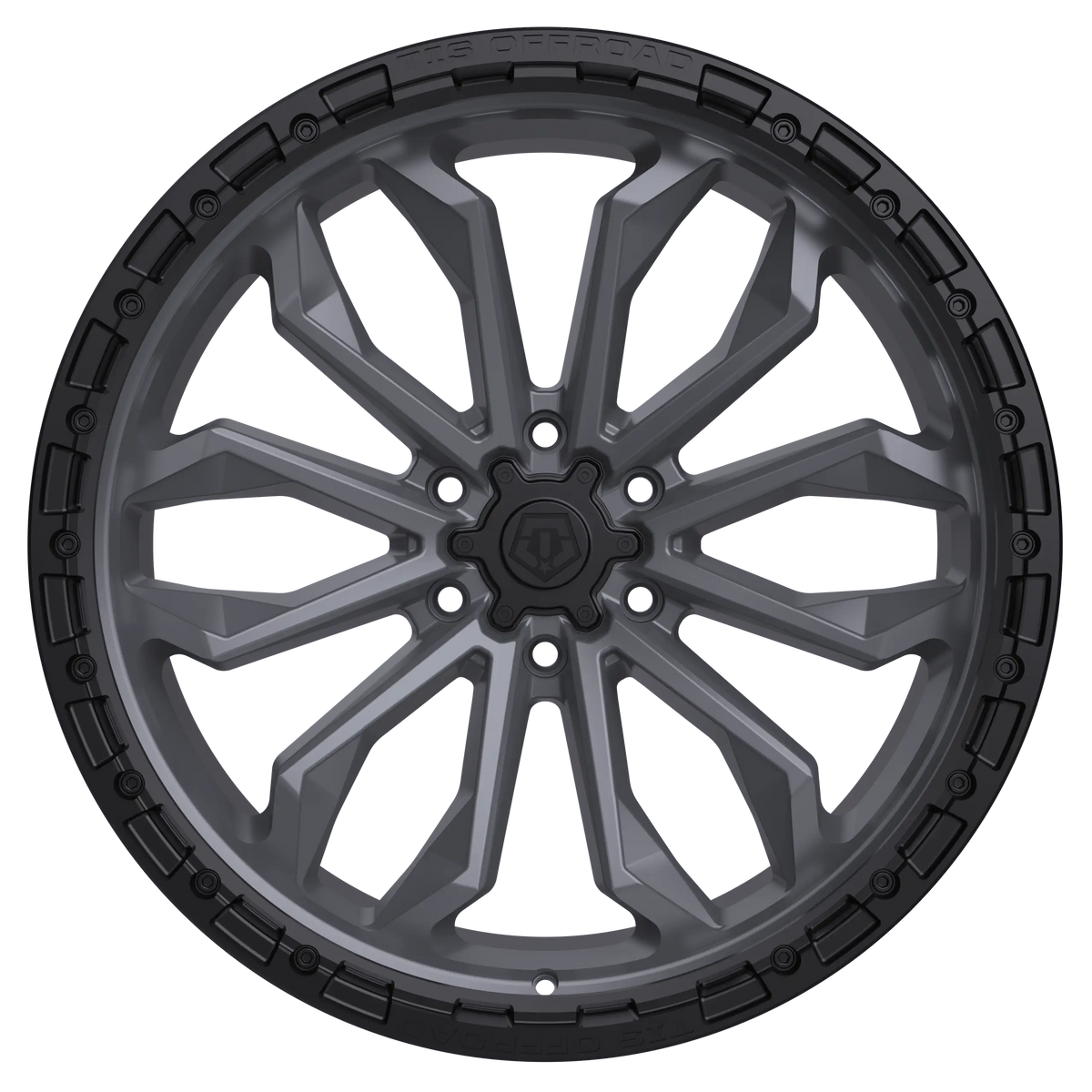 TIS 556AB 20X10 -20 8x170 Anthracite / Black Ring