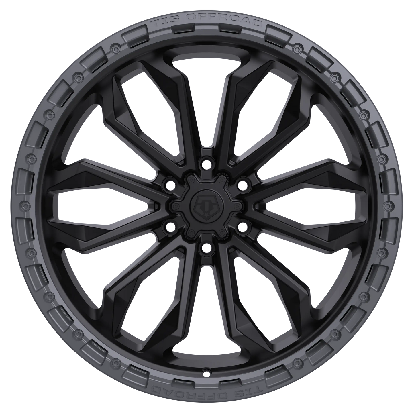 TIS 556BA 20X10 -20 8x170 Black / Anthracite Ring