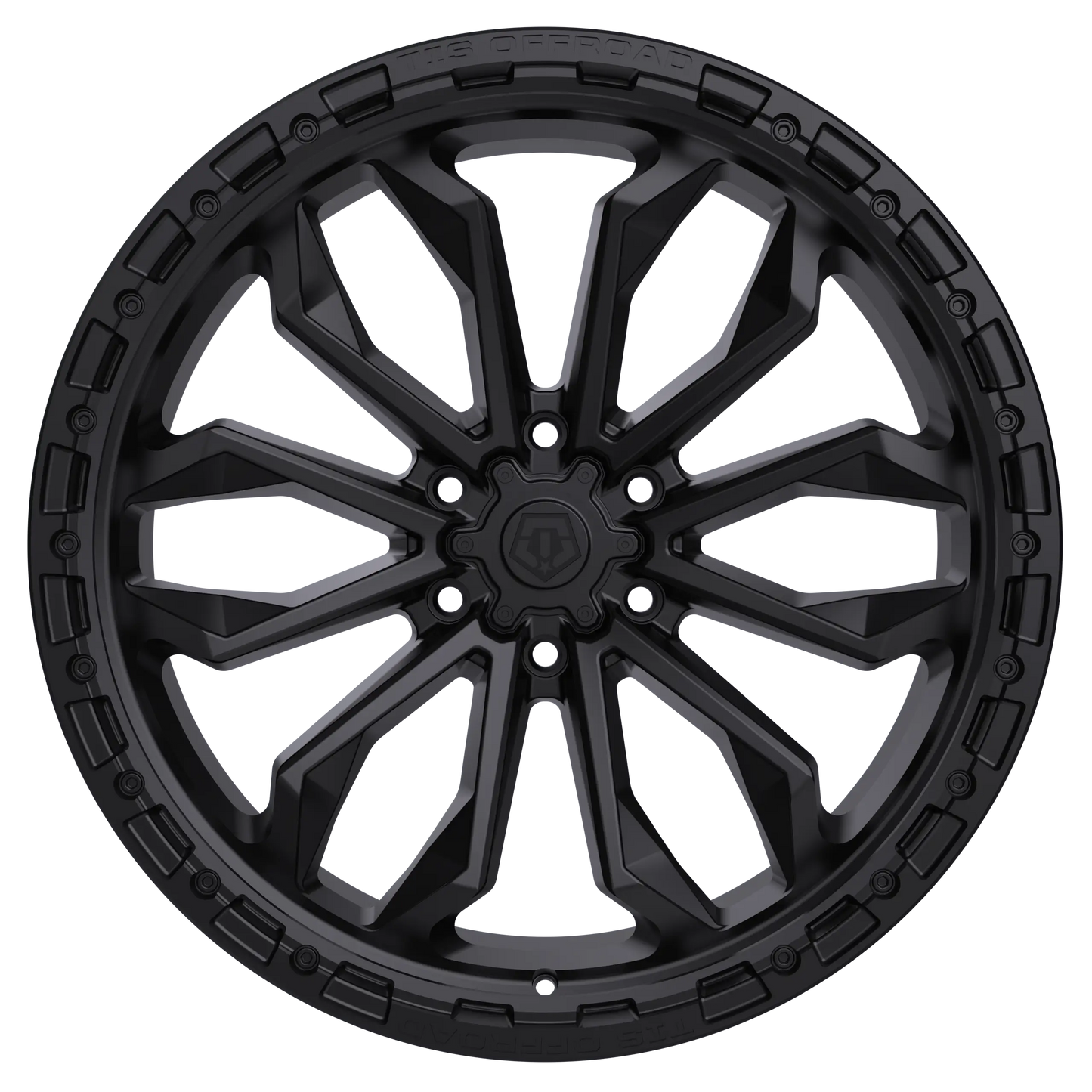TIS 556SB 20X10 -20 8x6.50 Satin Black