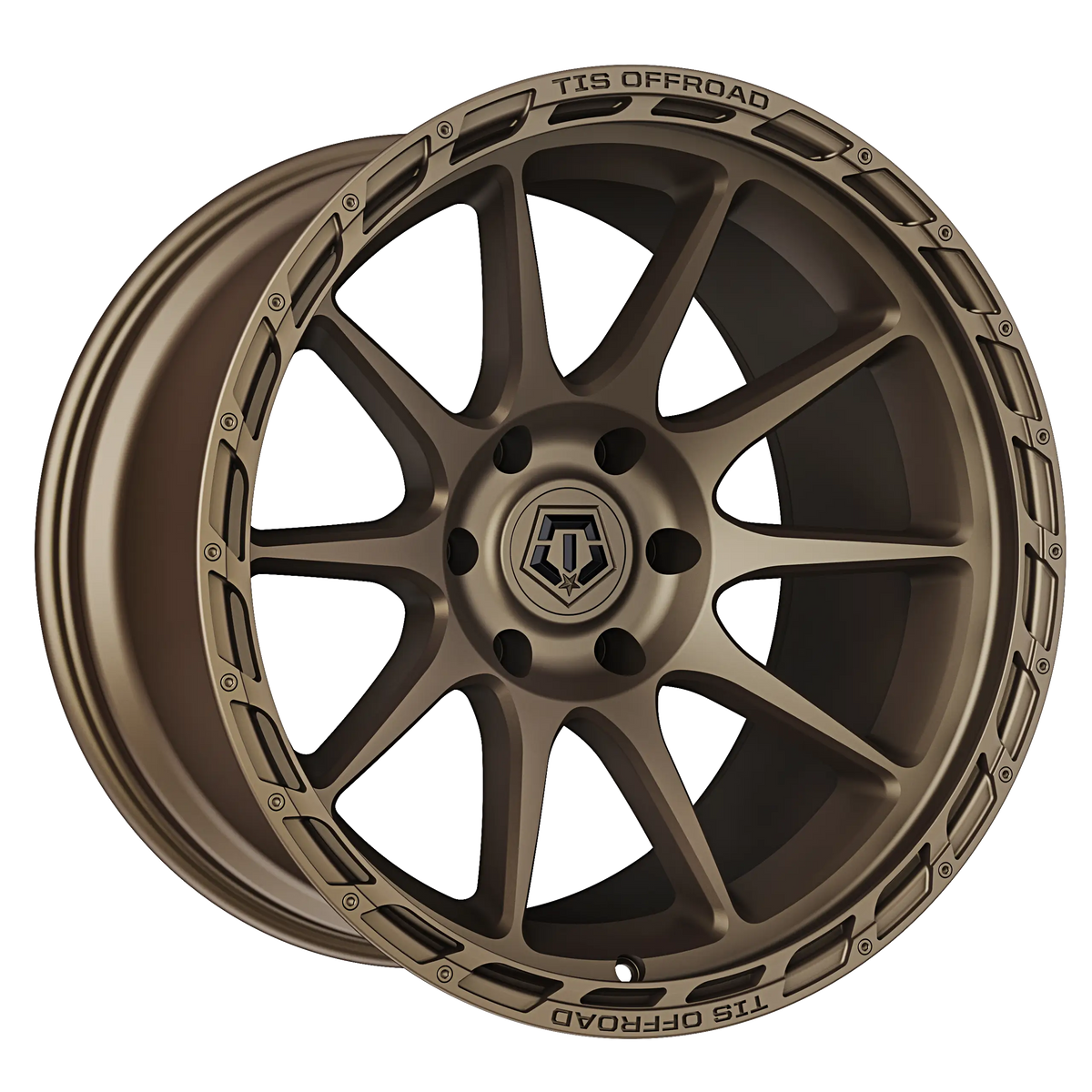 TIS 563BZ 22X12 -44 8x180 Bright Satin Bronze
