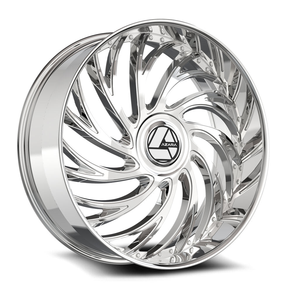 AZARA AZX-101 28X9.5 22 6X135/6X139.7 CHROME