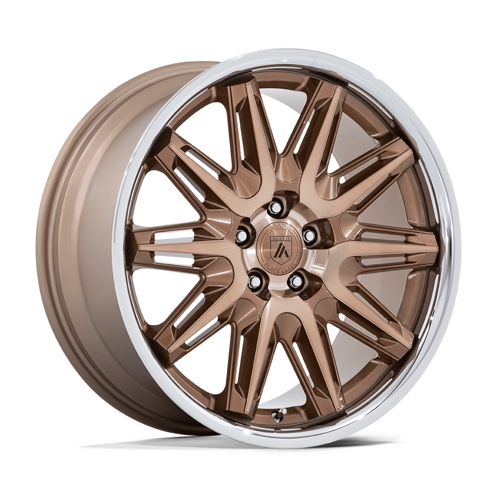 Asanti Black AB047 IMPERATOR - 20x10.5 38mm 5x120 BRONZE MACHINED W/ SS LIP Wheel | AB047ZS20054938