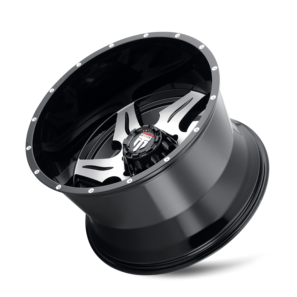 AMERICAN TRUXX NINJA AT163 22x14 -76 6x135 BLACK/MACHINED