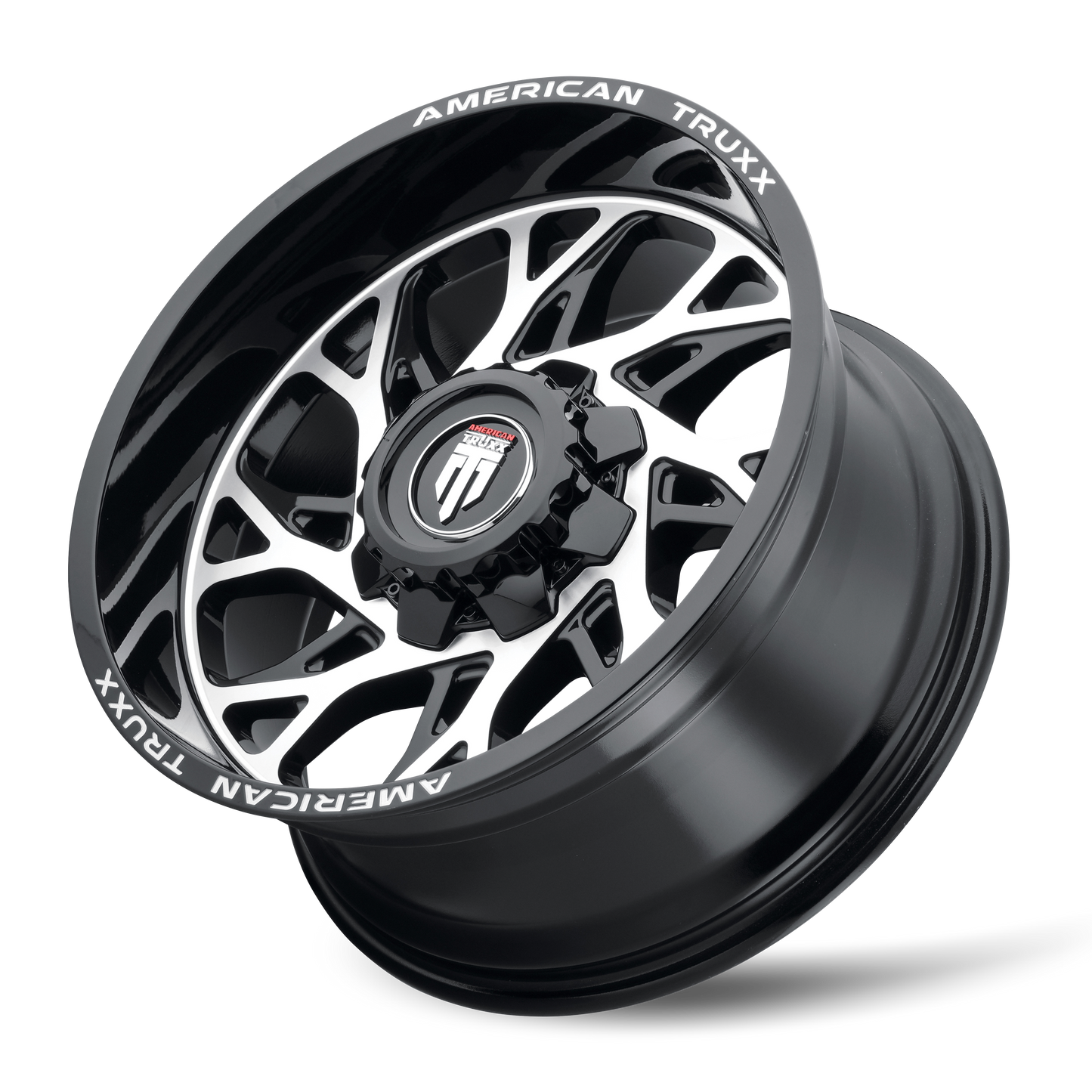 AMERICAN TRUXX DESTINY AT1913 24x14 -76 8x170 BLACK/MACHINED