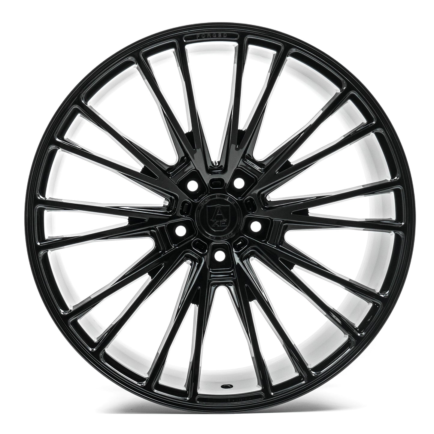AXE CF2 22x10.5 25 5x115 GLOSS BLACK