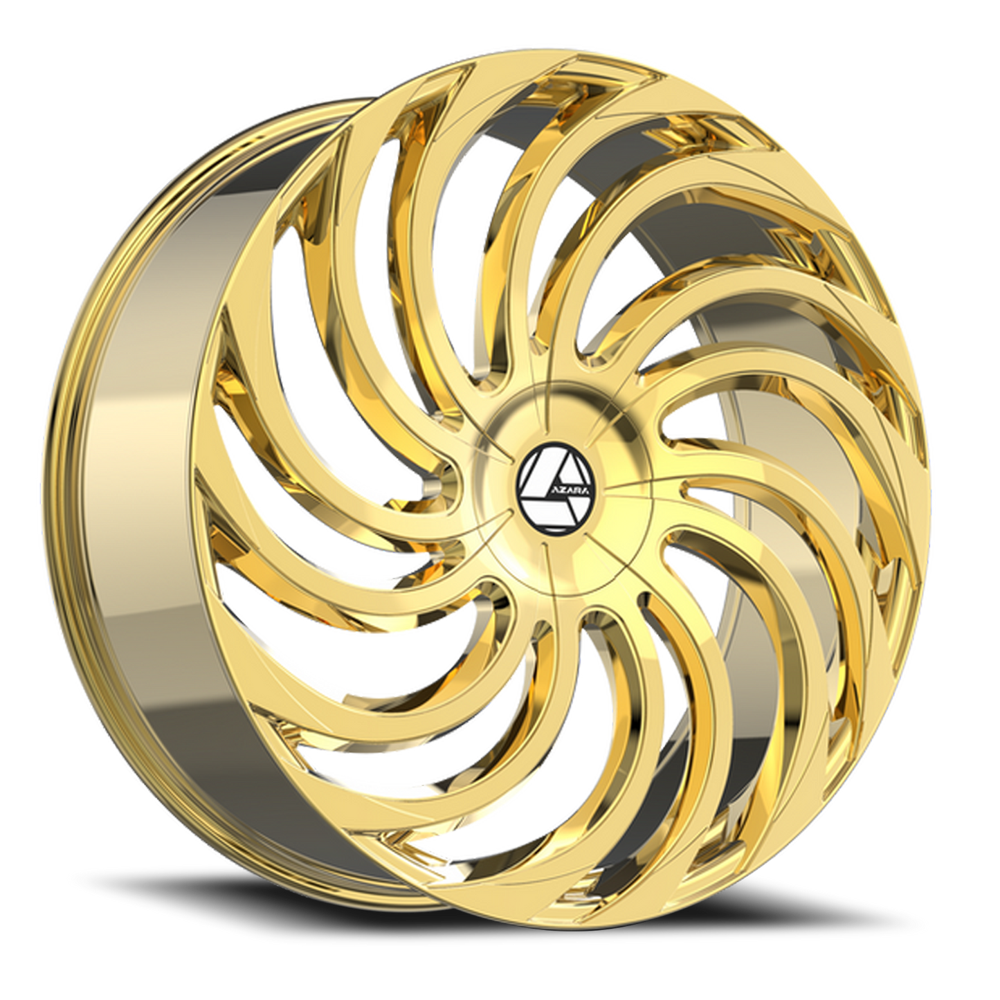 AZARA AZA-534 30X9.5 22 6X135/6X139.7 GOLD PLATED