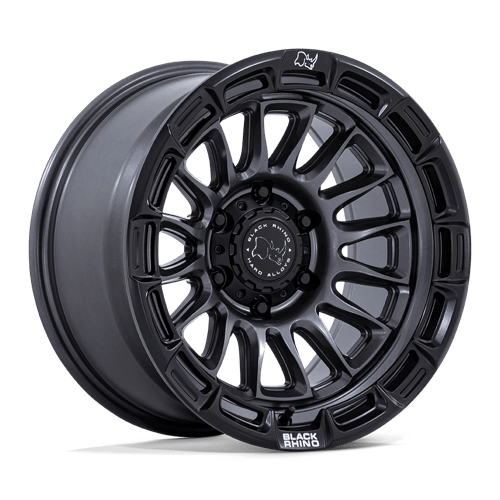 BLACK RHINO HARD ALLOYS BR025 RIVAL 20X9 1 6X135 MATTE GUNMETAL W/ MATTE BLK-LP