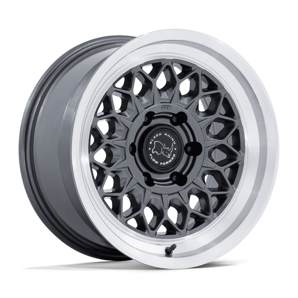 Black Rhino Hard Alloys BR034 GRAZ - 17x8.5 0mm 6x139.7 GLOSS GUNMETAL W/ MACHINED LIP Wheel | BR034AD17856800