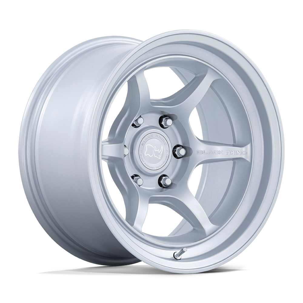BLACK RHINO SHOGUN 17X8.5 -10 6X139.7 HYPER SILVER