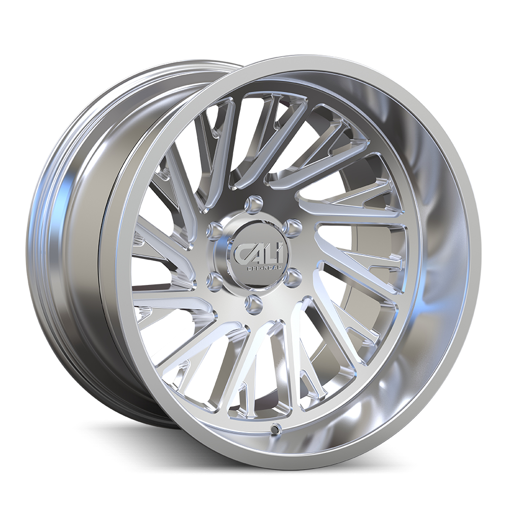 CALI OFF-ROAD PURGE 9114 24X14 -76MM 6x139.7 106MM POLISHED/MILLED SPOKES