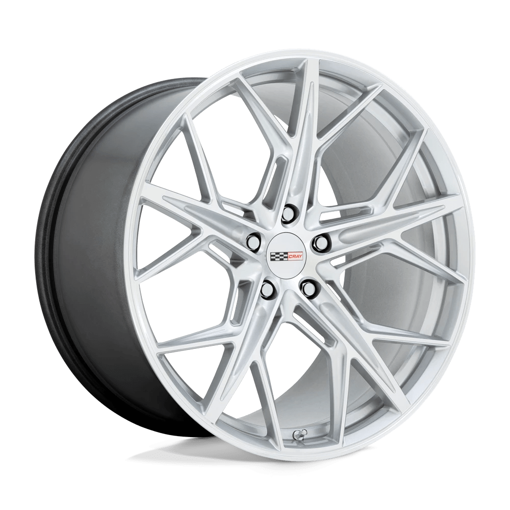 Cray HAMMERHEAD 21X12 52 5X120/5X4.72 GLOSS SILVER W/ MIRROR CUT FACE