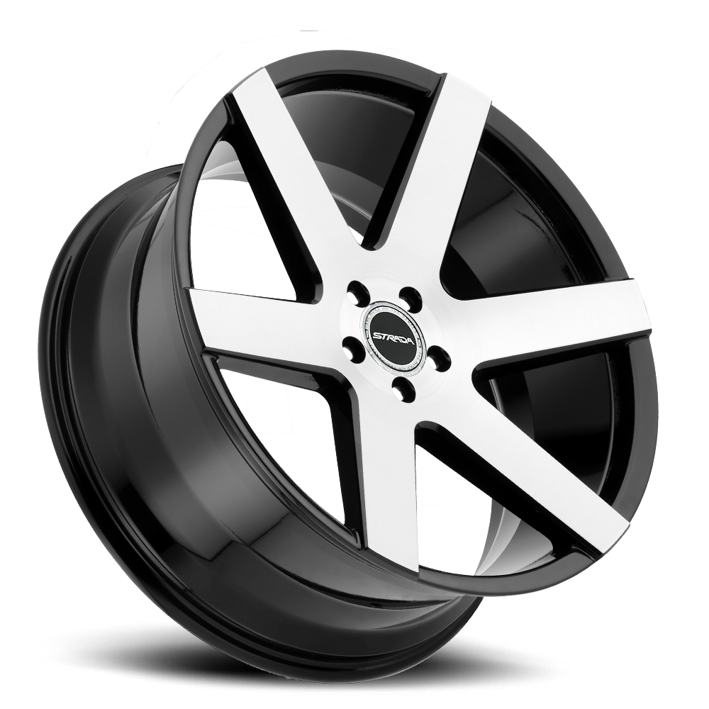 STRADA S60 CODA 24X10 28MM 5X150 GLOSS BLACK MACHINED | S60455028GBM