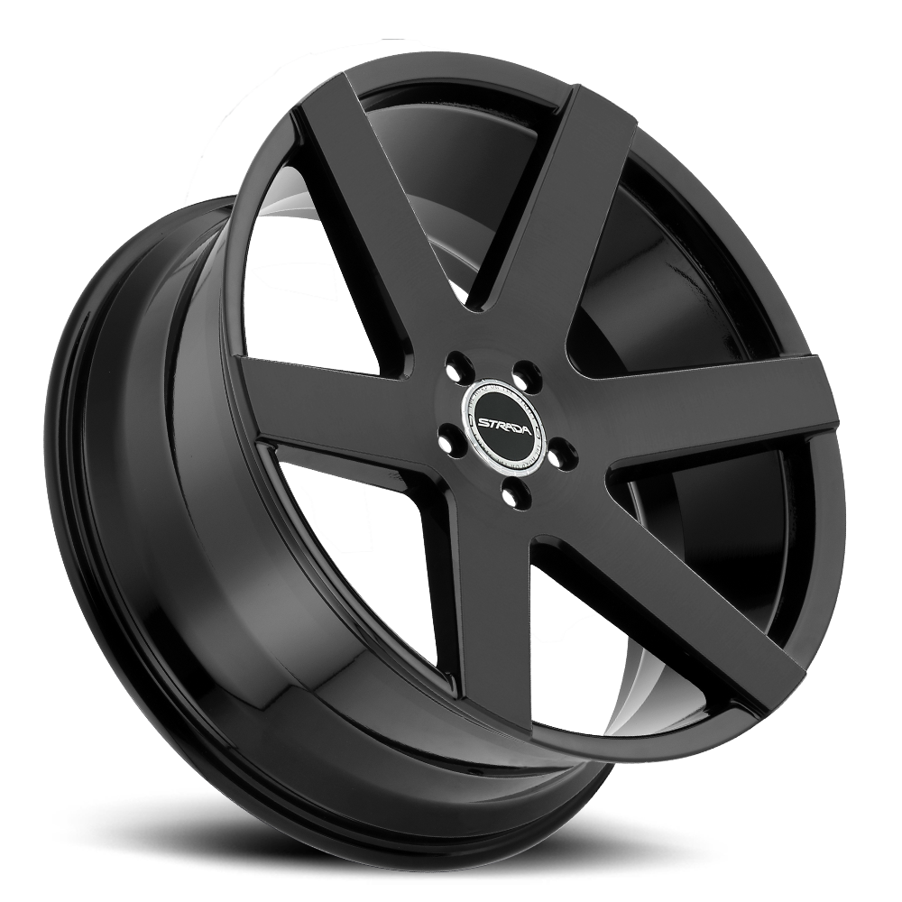 STRADA S60 CODA 20X8.5 35MM 5X114.3 ALL GLOSS BLACK | S60051435GB