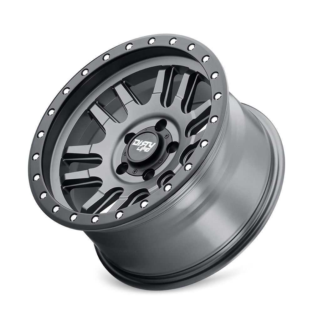 DIRTY LIFE CANYON PRO 9309 17X9 0 6x139.7 SATIN GRAPHITE W/SIMULATED RING