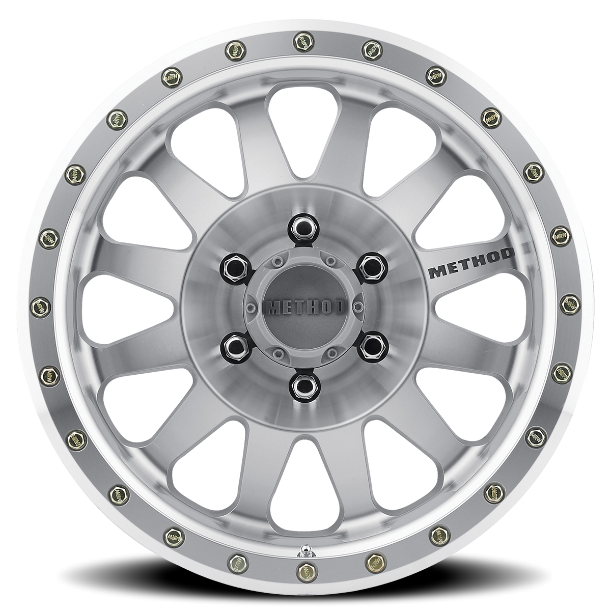 Method 304 16x8 6x139.7 (6x5.5) 0mm Double Standard Machined - Clear Coat MR30468060300