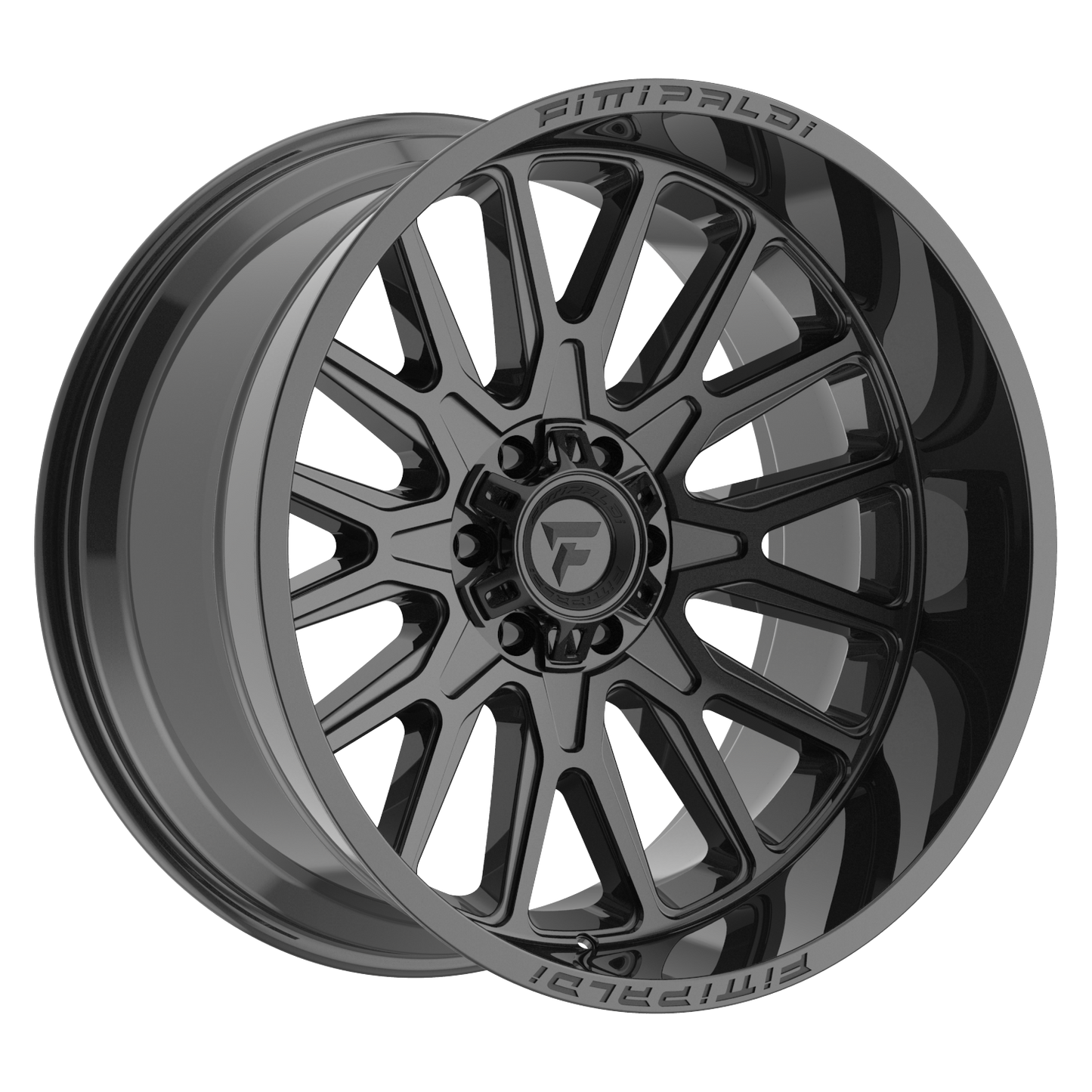 Fittipaldi FA18 22X12 -44 8x6.50 Gloss Black
