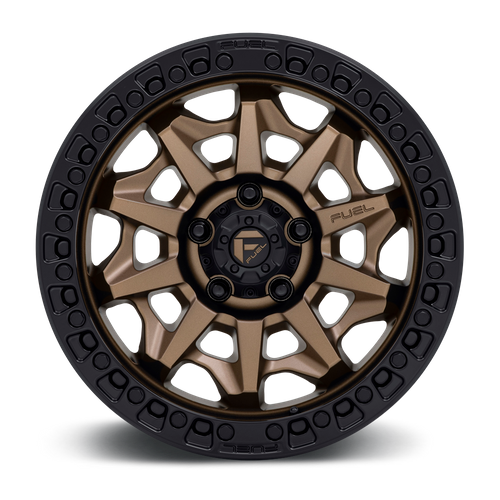 Fuel 1PC D696 COVERT 16X8 1 5X139.7 MATTE BRONZE BLACK BEAD RING