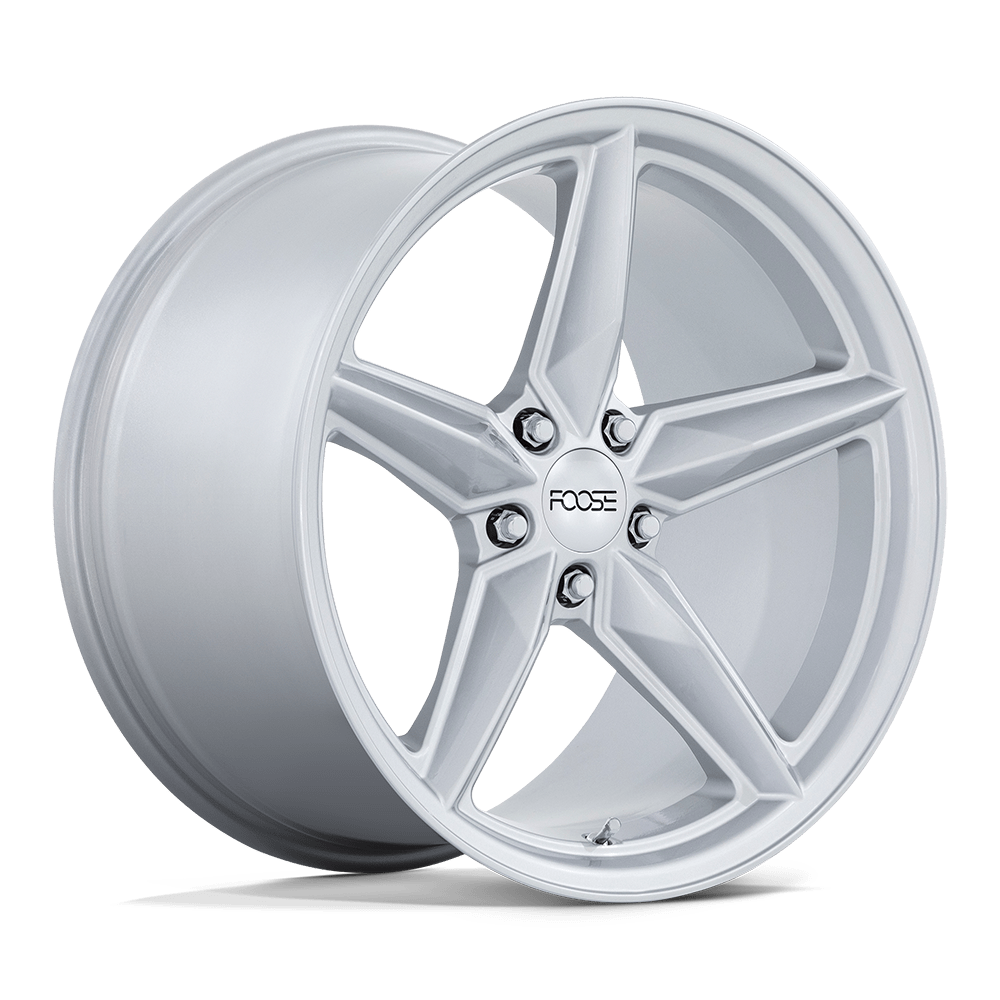 FOOSE 1PC F174 CF8 19X11 43 5X120/5X4.72 GLOSS SILVER
