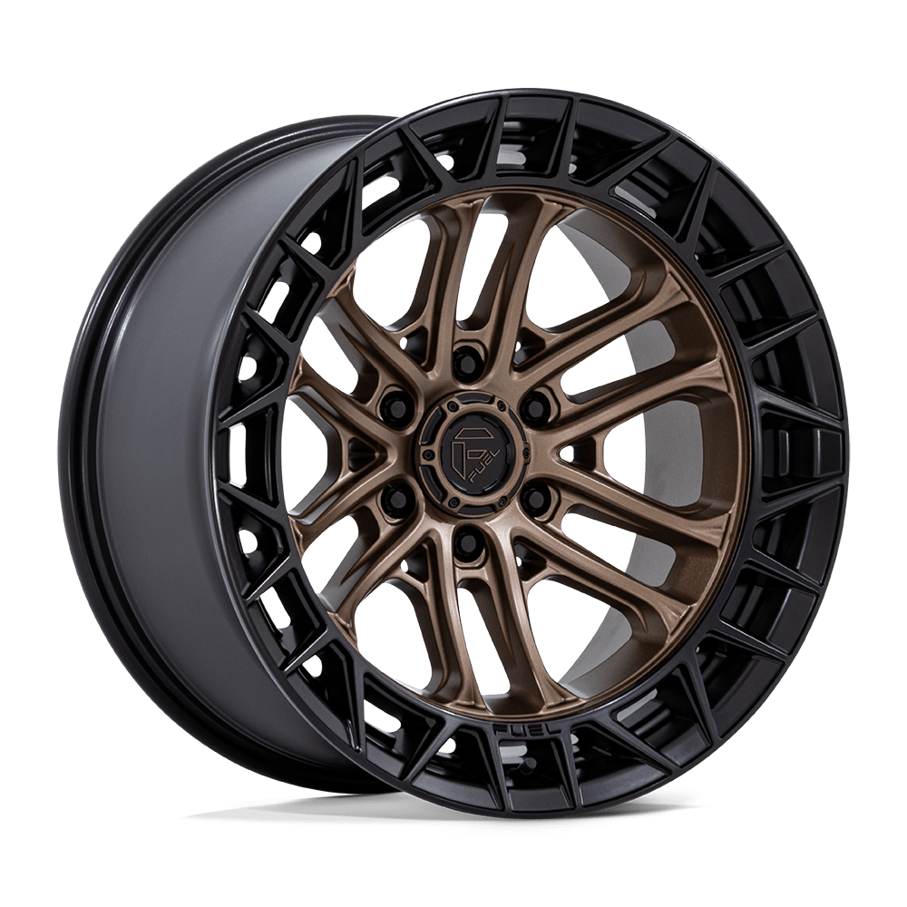 FUEL 1PC FC874 CELSIUS 20x9 20 6x139.7 MATTE BRONZE W/ M-BLK LIP