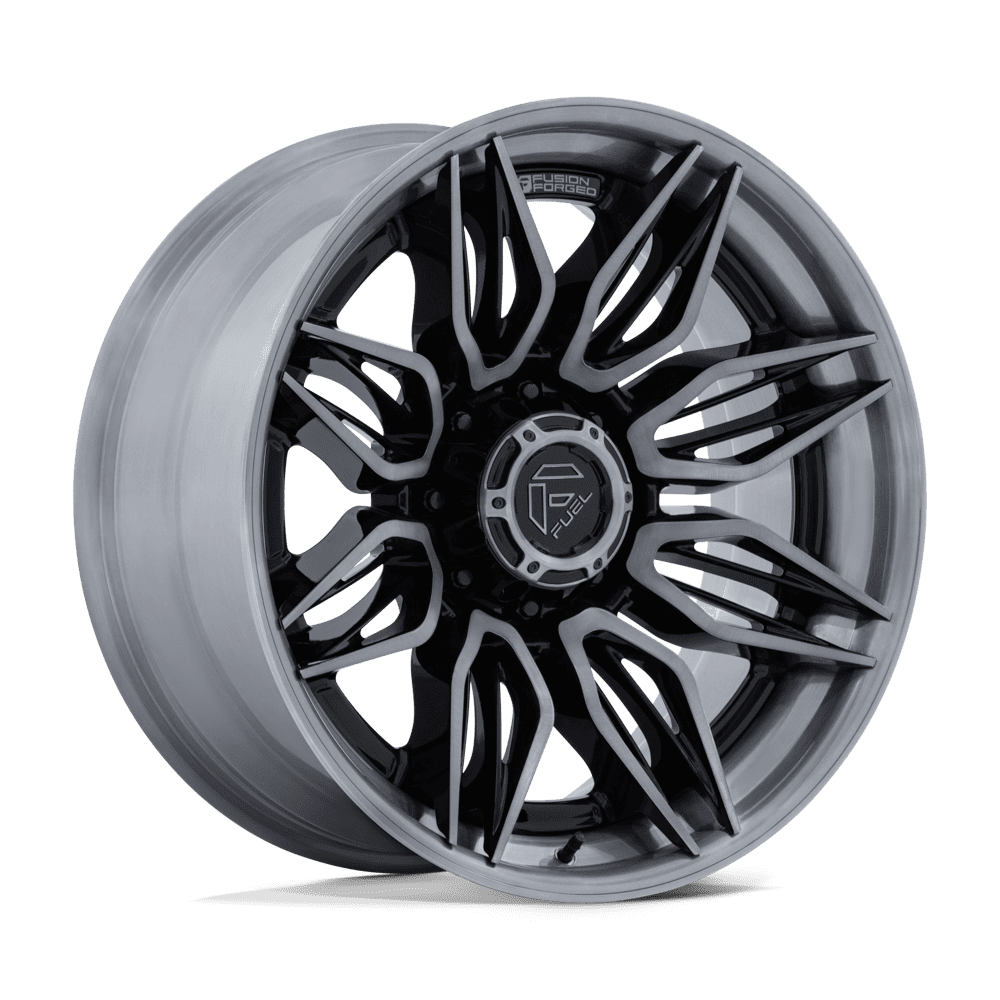 Fuel 1Pc FC404 MUTINY - 22x10 -18mm 8x170 GLOSS BLACK BRUSHED DARK TINT Wheel | FC404BT22108718N