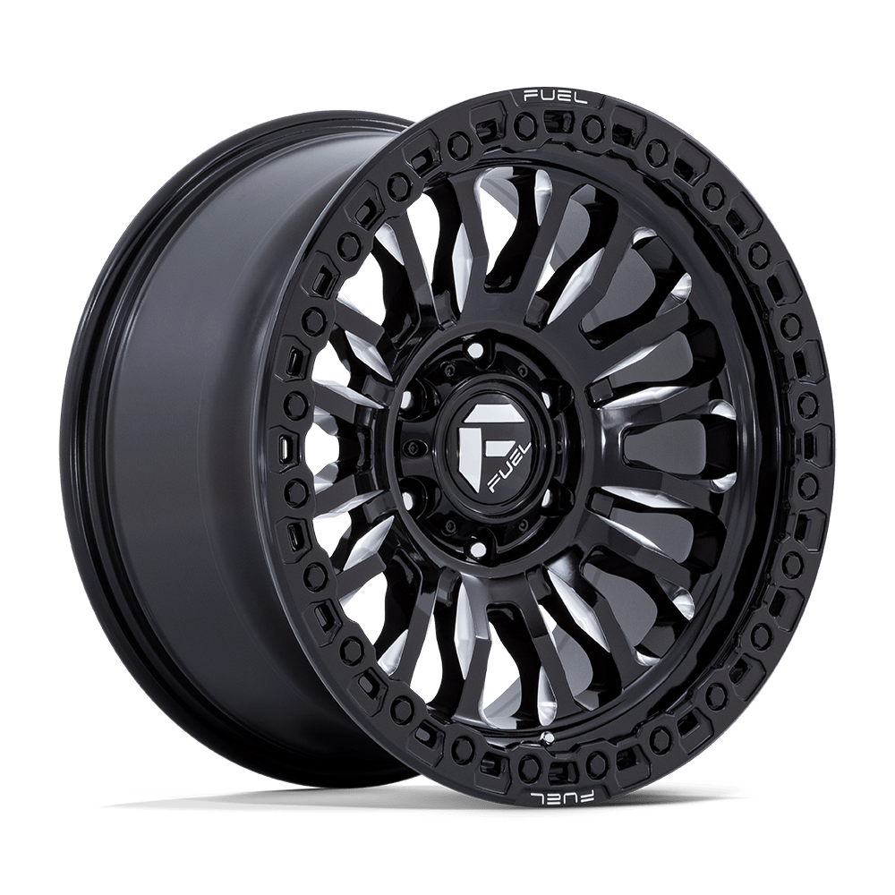FUEL 1PC FC857 RINCON 18X9 1 5X127 GLOSS BLACK MILLED