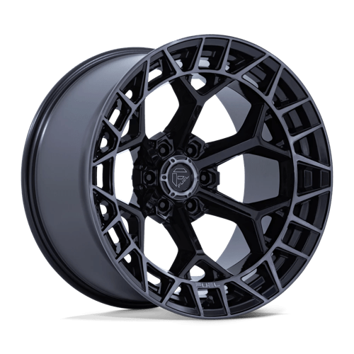 FUEL 1PC FC873 CHARGER 22X9.5 18 6X135 GLOSS BLACK BRUSHED DARK TINT