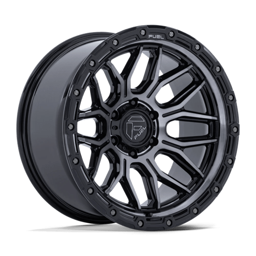 FUEL 1PC FC881 SURGE 20X10 -18 8X165.1 GLOSS BLACK MACHINED W/ GTCC
