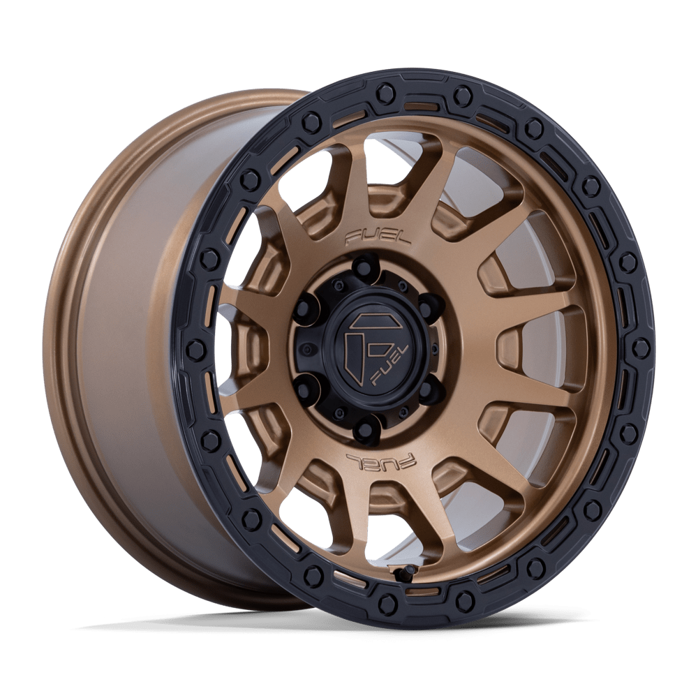 Fuel 1Pc FC884 FORTRESS - 18x9 20mm 6x139.7 MATTE BRONZE W GLOSS BLACK LIP Wheel | FC884ZB18906820