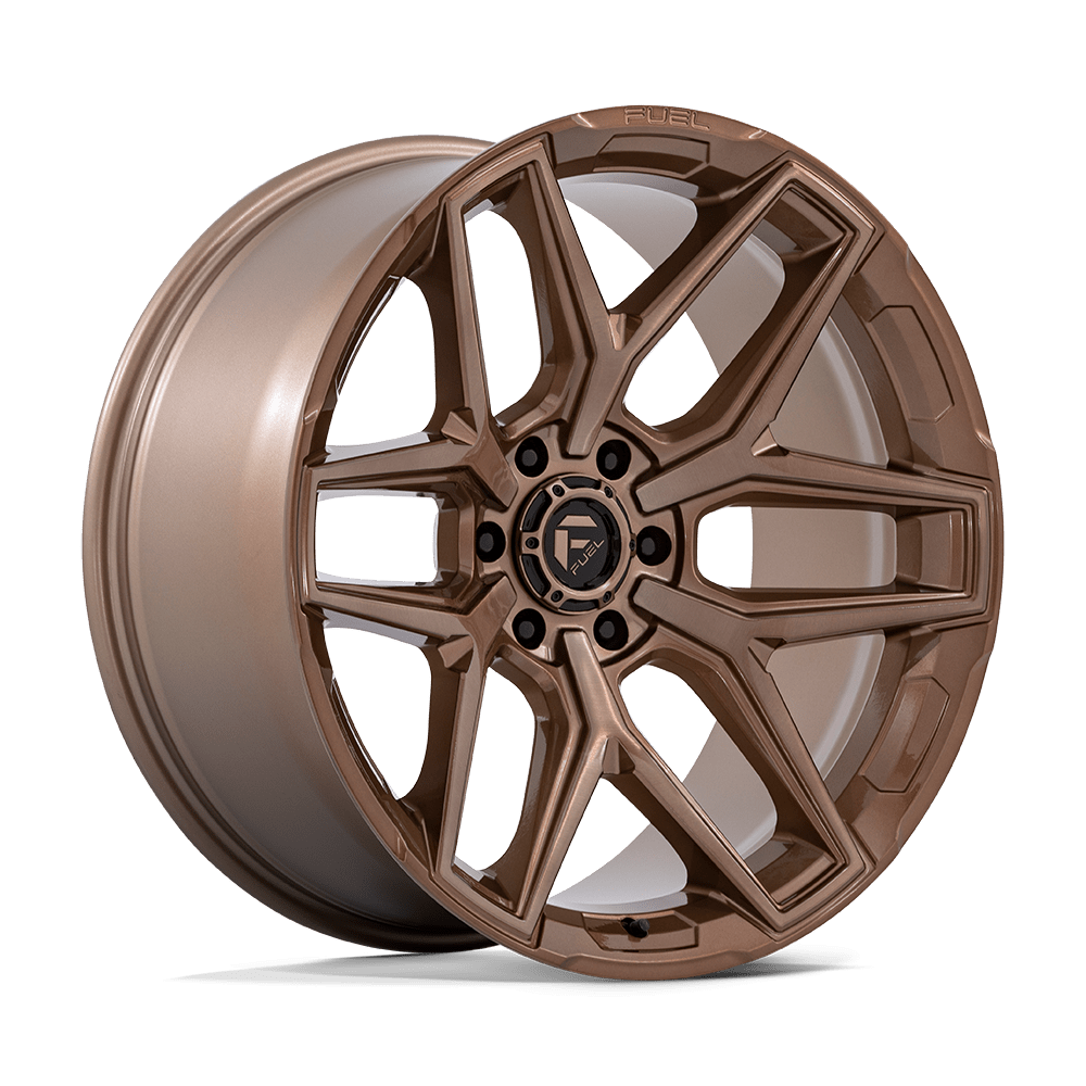 FUEL 1PC FLUX 24X10 0 6X139.7 PLATINUM BRONZE