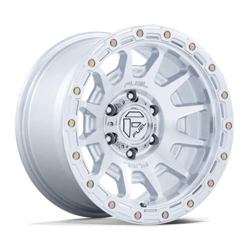 Fuel FC884 FORTRESS - 17x8.5 0mm 6x139.7 GLOSS SILVER W/ MACHINED FACE Wheel | FC884SD17856800