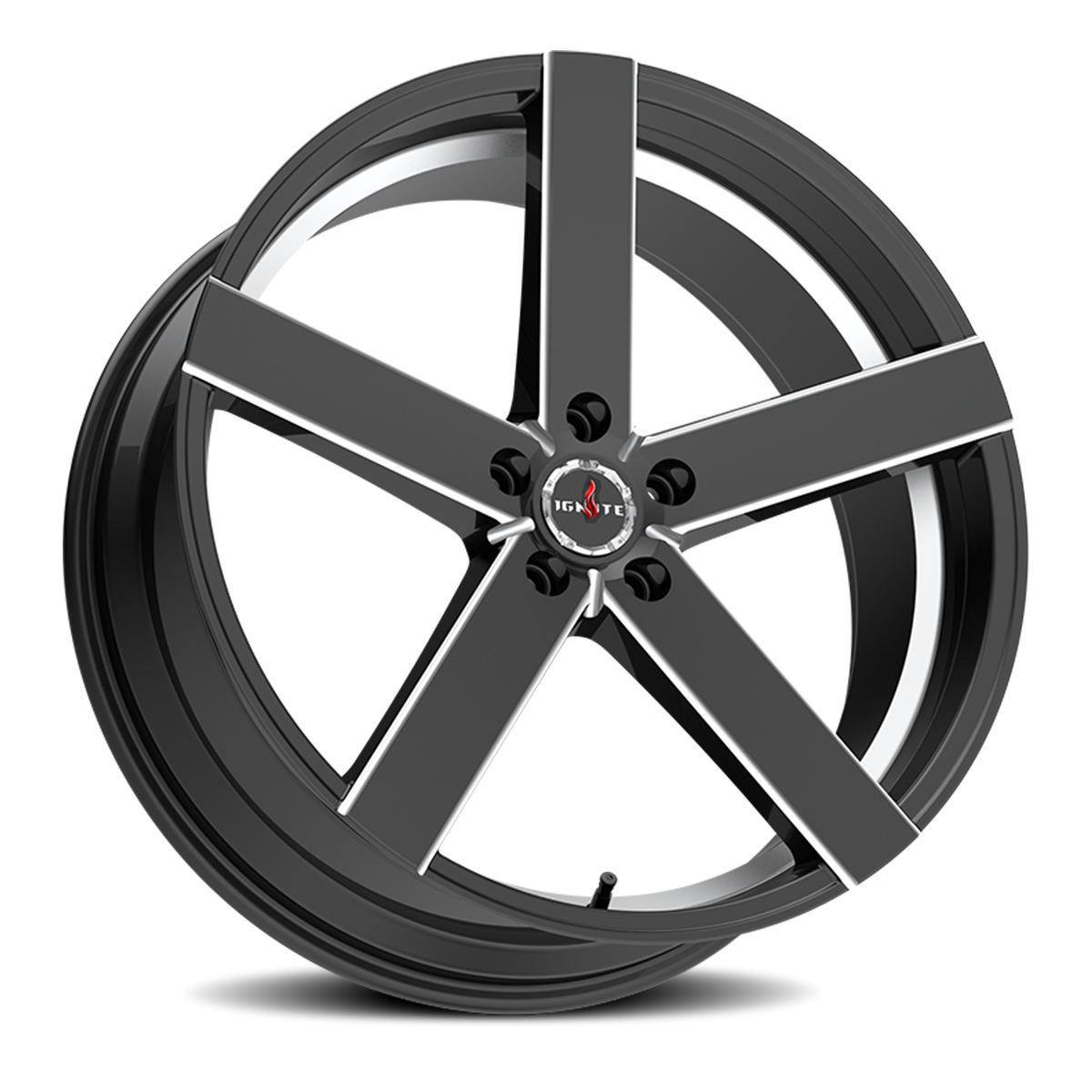 IGNITE G02 INFERNO 24X8.5 35MM 5X112/5X115 GLOSS BLACK MILLED | G0248550235GBML