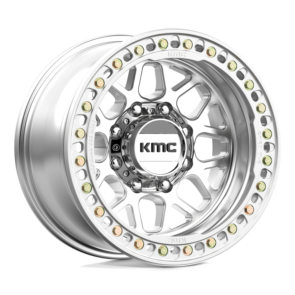Kmc KM235 GRENADE CRAWL BEADLOCK - 17x9 -38mm 8x170 MACHINED Wheel | KM23579087538N