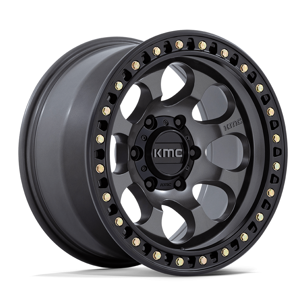 KMC KM550 RIOT SBL 17X8.5 10 5X127 ANTHRACITE WITH SATIN BLACK LIP