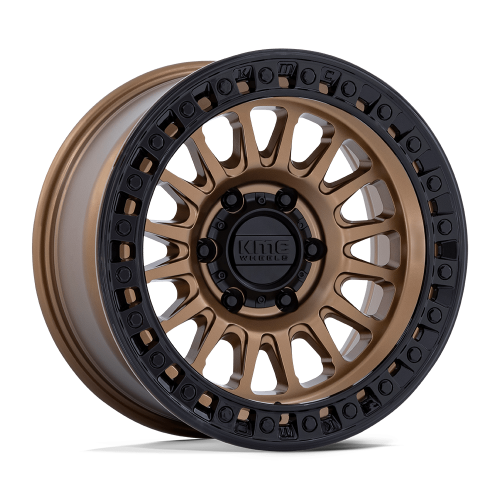 Kmc KM552 IMS - 17x8.5 25mm 5x127 MATTE BRONZE W GLOSS BLACK LIP Wheel | KM552ZB17855025