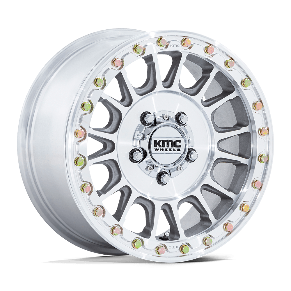 Kmc Powersports KS239 IMPACT UTV BEADLOCK - 15x7 38mm 6x139.7 MACHINED Wheel | KS239DX15706U38