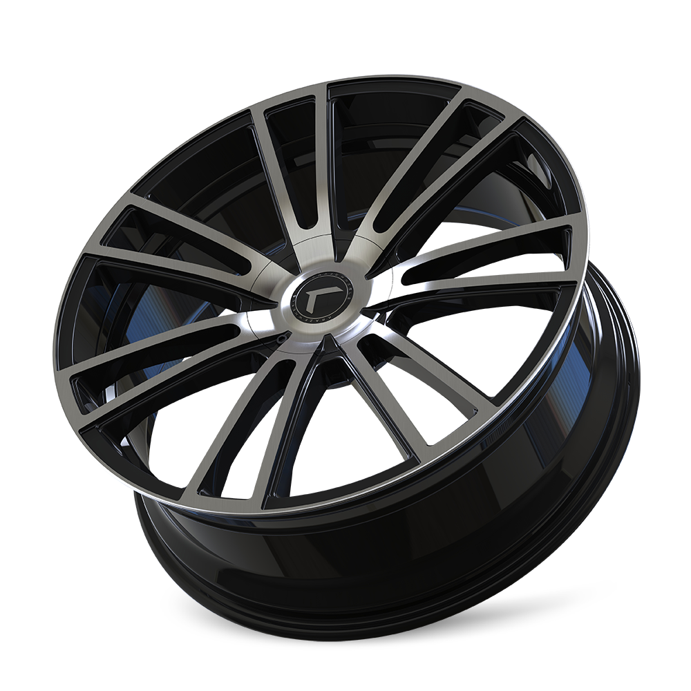 KRAZE SPECTRA 183 22X8.5 38 5x114.3/5x120 BLACK/MACHINED
