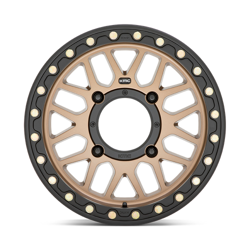 KMC Powersports KS235 GRENADE BEADLOCK 15X7 10 4X156/4X156 Satin Bronze