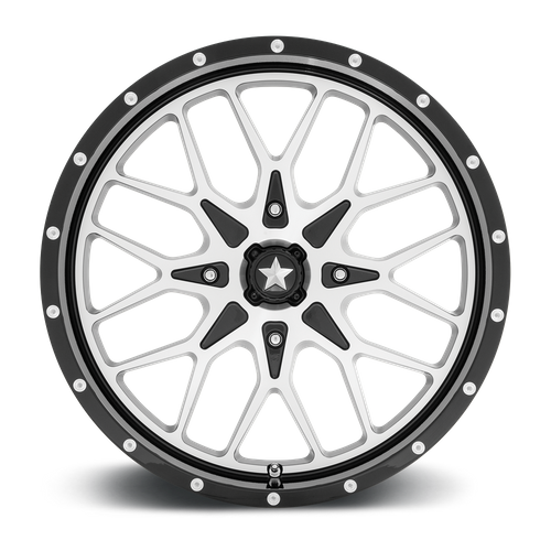 MSA Offroad Wheels M45 22X7 0 4X156/4X156 Gloss Black Machined