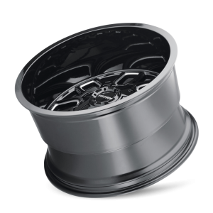 MAYHEM COGENT 8107 20X9 0 5x127/5x135 BLACK W/MILLED SPOKES