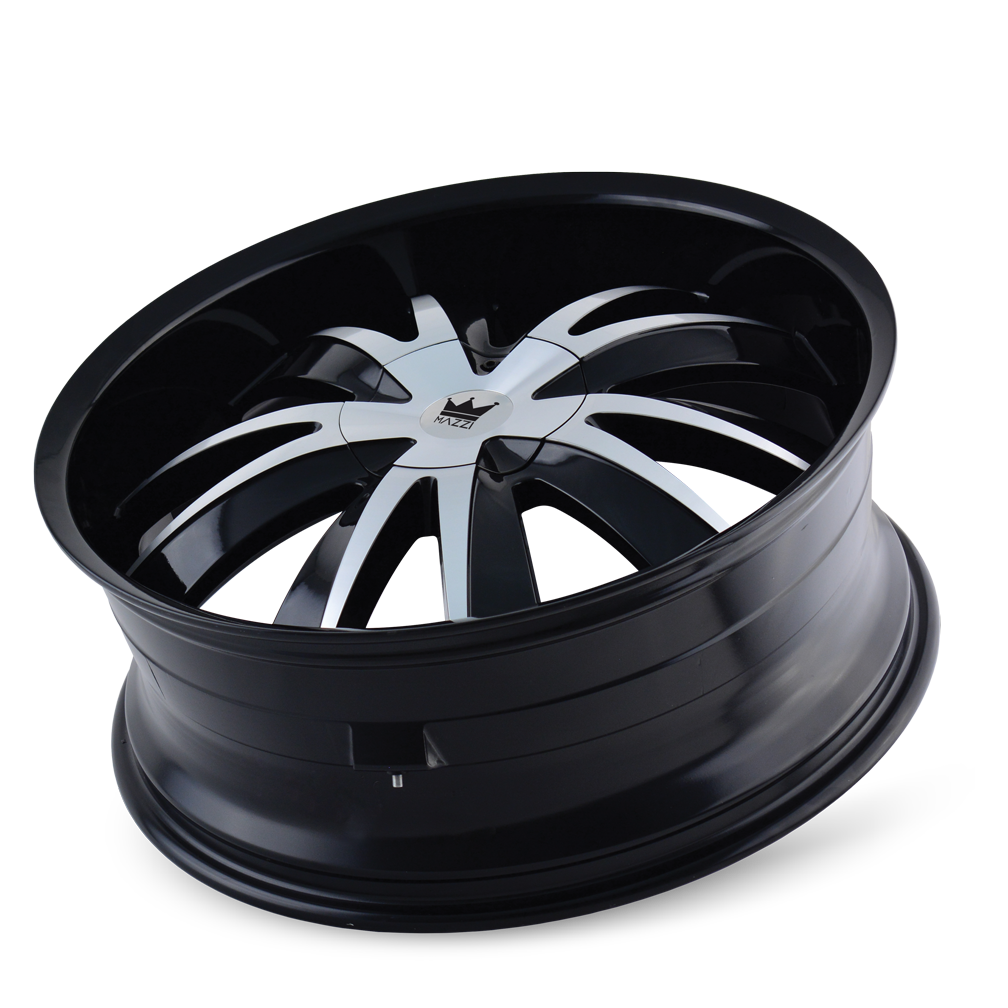 MAZZI EDGE 337 22X8.5 35 5x112/5x120 BLACK/MACHINED