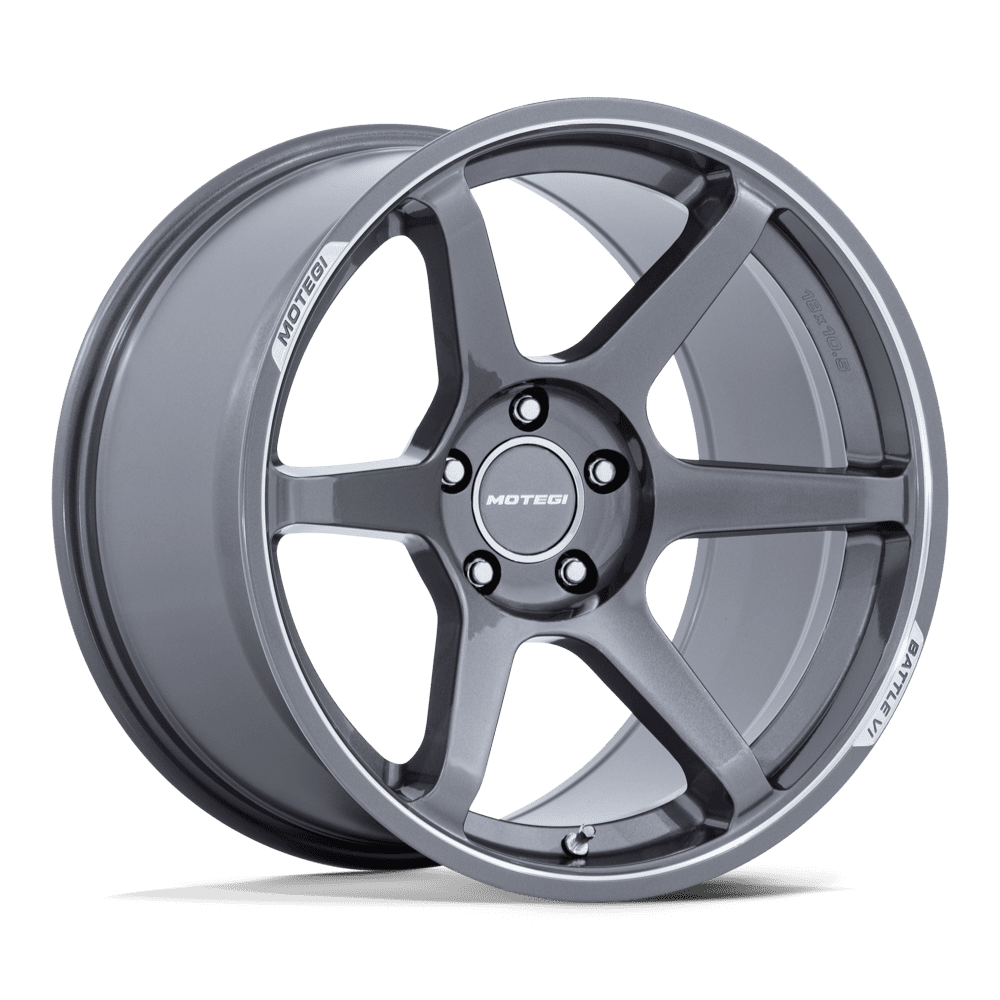 MOTEGI MR160 BATTLE VI 19X9.5 40 5X100 GLOSS GUNZILLA W/ MACHINED LIP