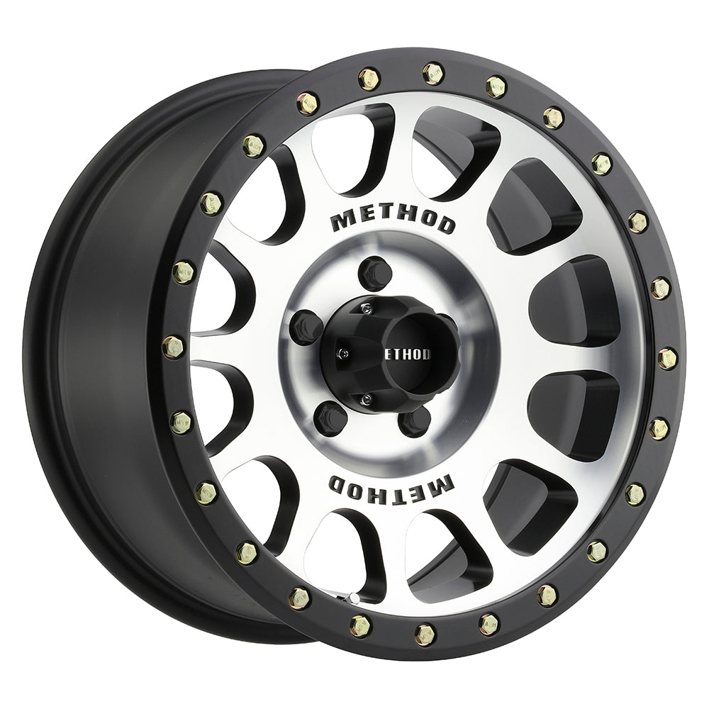 Method 305 17x8.5 5x127 (5x5) 0mm NV Machined - Matte Black Lip MR30578550300