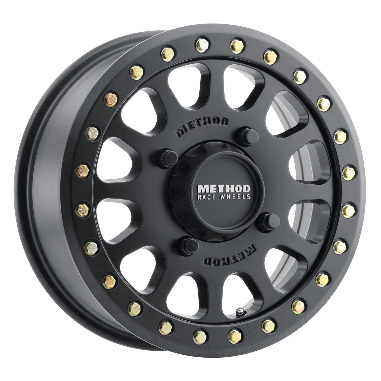 Method 401 15x7 4x156 38mm UTV Beadlock Matte Black MR40157046552B