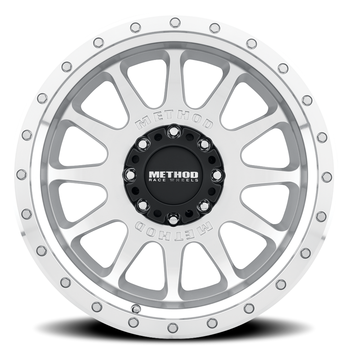 Method 605 20x10 8x180 -24mm NV Machined - Clear Coat MR60521088324N