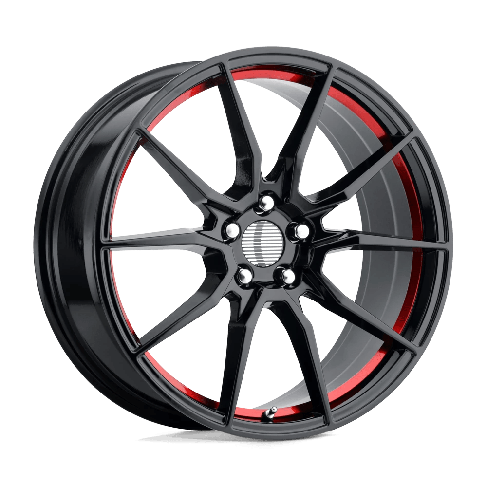 OE Creations PR193 20X9 30 5X114.3/5X4.5 Gloss Black Red Machined