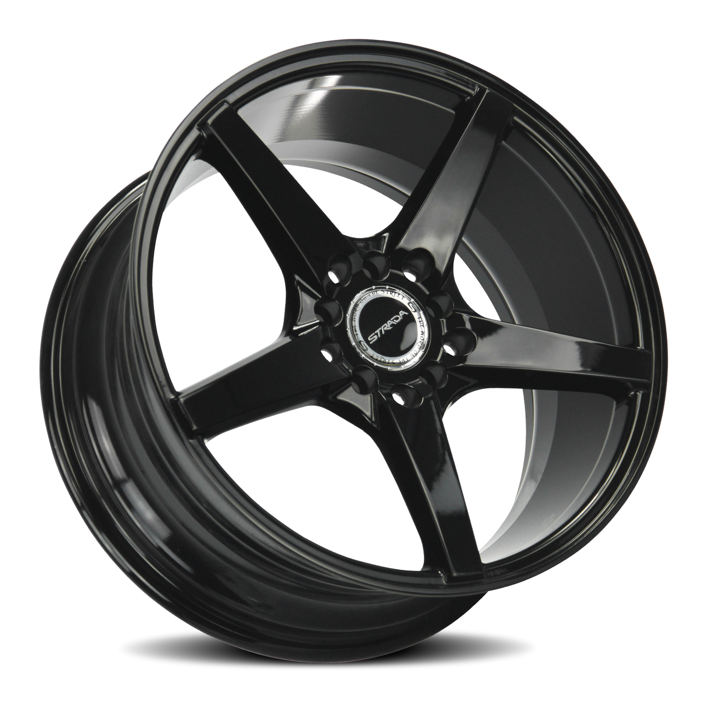 STRADA S35 PERFETTO 20X8.5 35MM 5X112 ALL GLOSS BLACK | S35051235GB